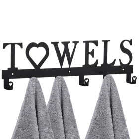 CIFbuy Gothic Black iron Wall Hooks Heavy Duty Wall Mounted Hangers for Bathroom Kitchen Entryway(TikTok, temu pick-up service)