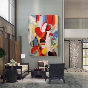 Hand Painted Oil Painting colorful acrylic canvas art large canvas art for living room oversized wall art canvas large wall art abstract modern a (style: 01, size: 60X90cm)